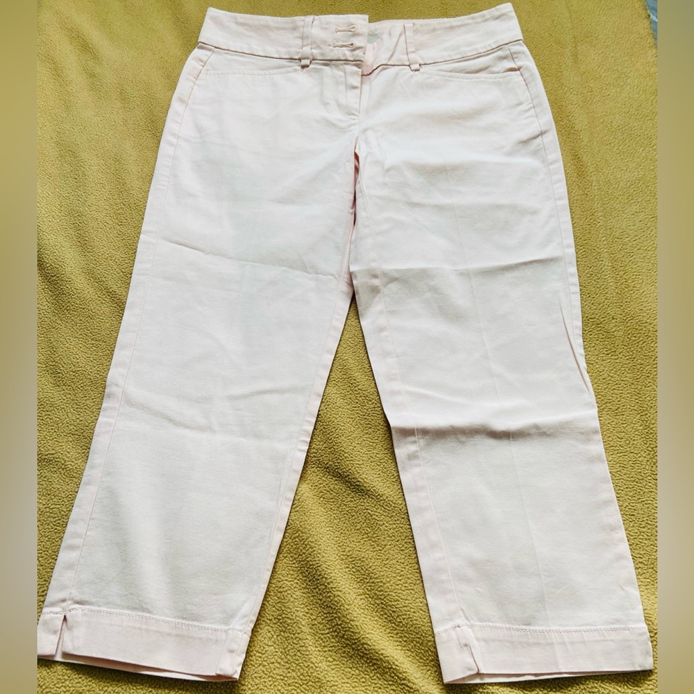 Loft Coral original crop pants, petite